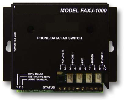 FAXJ-1000 Distinctive Ring and Auto Detect Switch