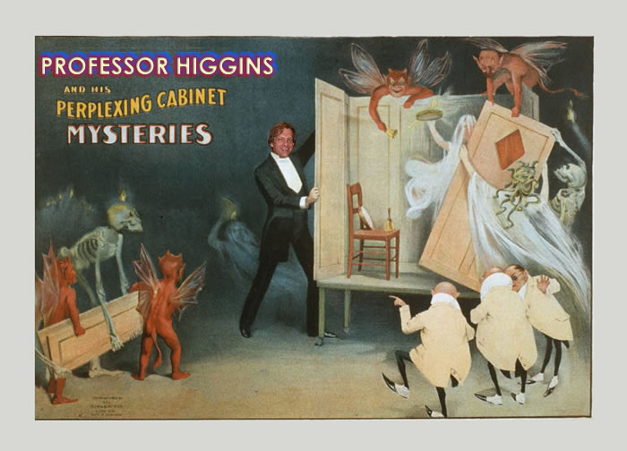 Professor Higgins and His Perplexing Cabinet Mysteries 